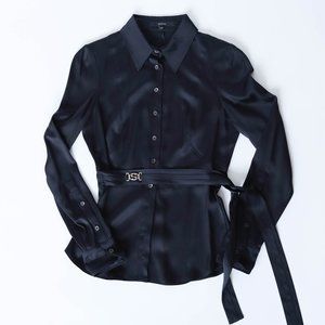 GUCCI BLACK SILK SHIRT